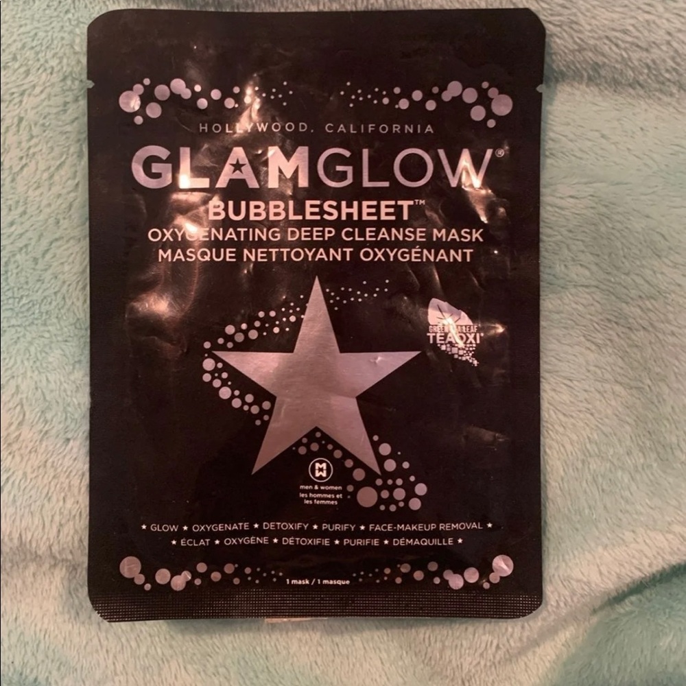 Glam glow bubble mask